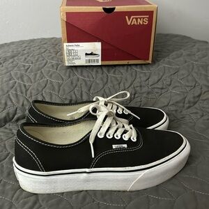 Vans Authentic Platform Womens Size 8